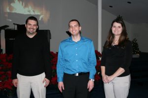 Members of the TCMH Information Systems department--Rusty Munson, Stuart Mitchell & Alison Clayton