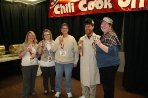 “Deductive Seasoning”, the Sherlock Holmes-themed team sponsored by the Houston Walmart Supercenter won the top prize of the cook off for raising the most funds for Hospice of Care--$6938.98.