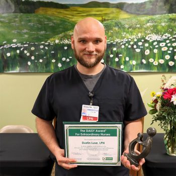 Dustin Luse, LPN, DAISY Award recipient, Fall 2025 at Texas County Memorial Hospital in Houston, MO