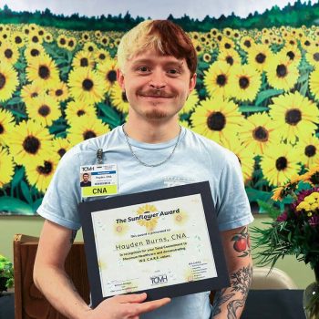 hayden-burns-sunflower-award-2026 Hayden Burns, CNA, 2026 SUNFLOWER Award Winner at Texas County Memorial Hospital in Houston, Missouri